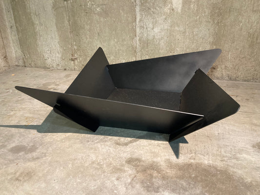 Abstract Square Fire Pit